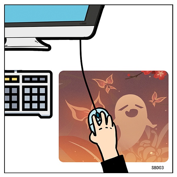 Ag GenshinImpact Anime Kazuha Zhongli Hutao Tấm Lót Chuột Và Bàn Phím Máy Tính