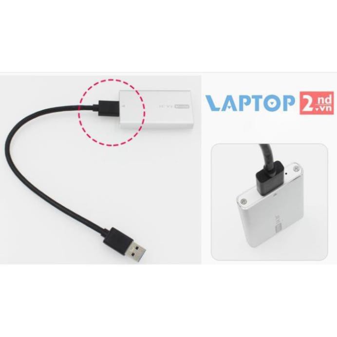 Adapter chuyển đổi từ SSD Msata ra cổng USB 3.0 làm ổ cứng di động .