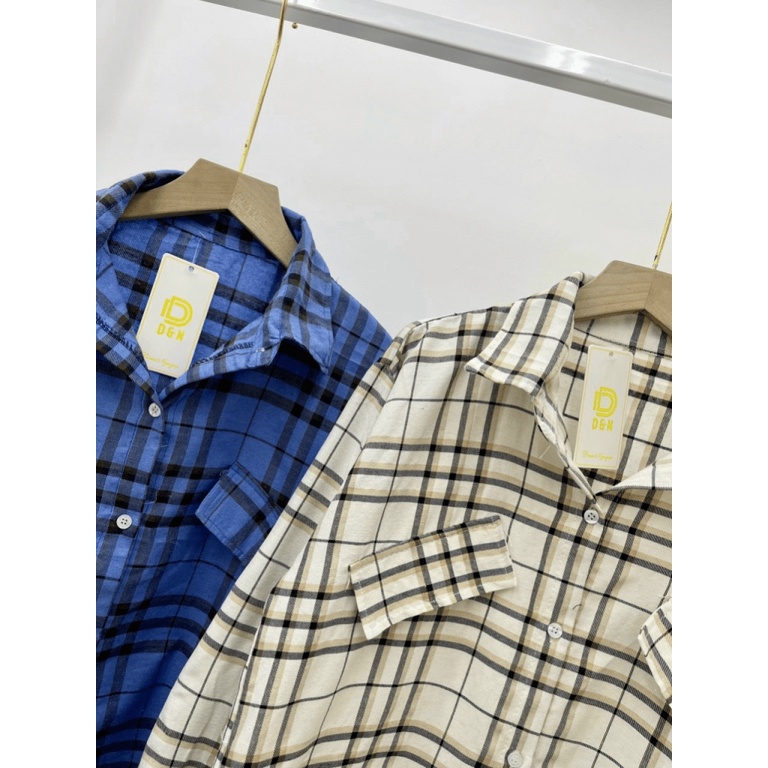 (HCM) ÁO KHOÁC SƠ MI CARO NAM NỮ CỰC ĐẸP THỜI TRANG SIÊU HOT CHO CÁC BẠN TRẺ KME STORE