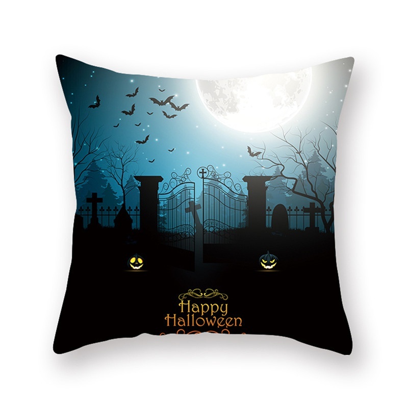 Vỏ Áo Gối Sofa Trang Trí Phong Cách Halloween