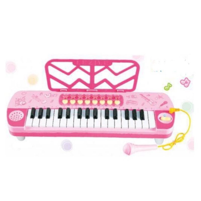 Đàn piano cho bé kèm mic đồ chơi có nhạc