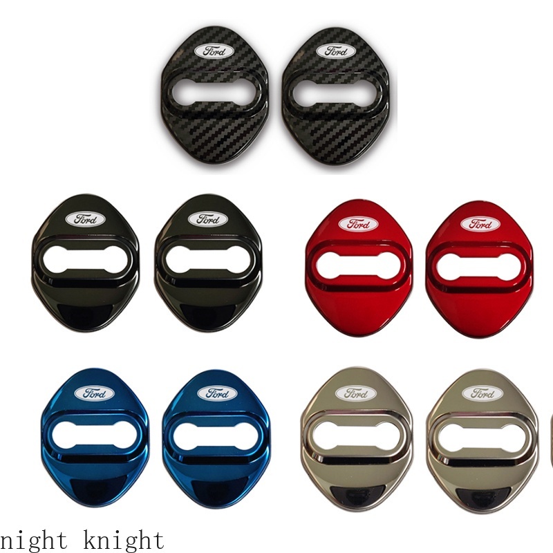 Bộ 4 Vỏ Bọc Bảo Vệ Khóa Cửa Xe Hơi Ford EVEREST FOCUS FIESTA Ecpsport Ranger Bằng Thép Không Gỉ