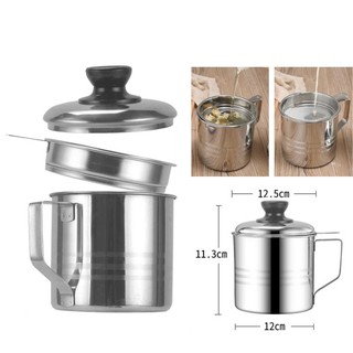 Dụng cụ lọc dầu mỡ bằng inox tiện dụng
