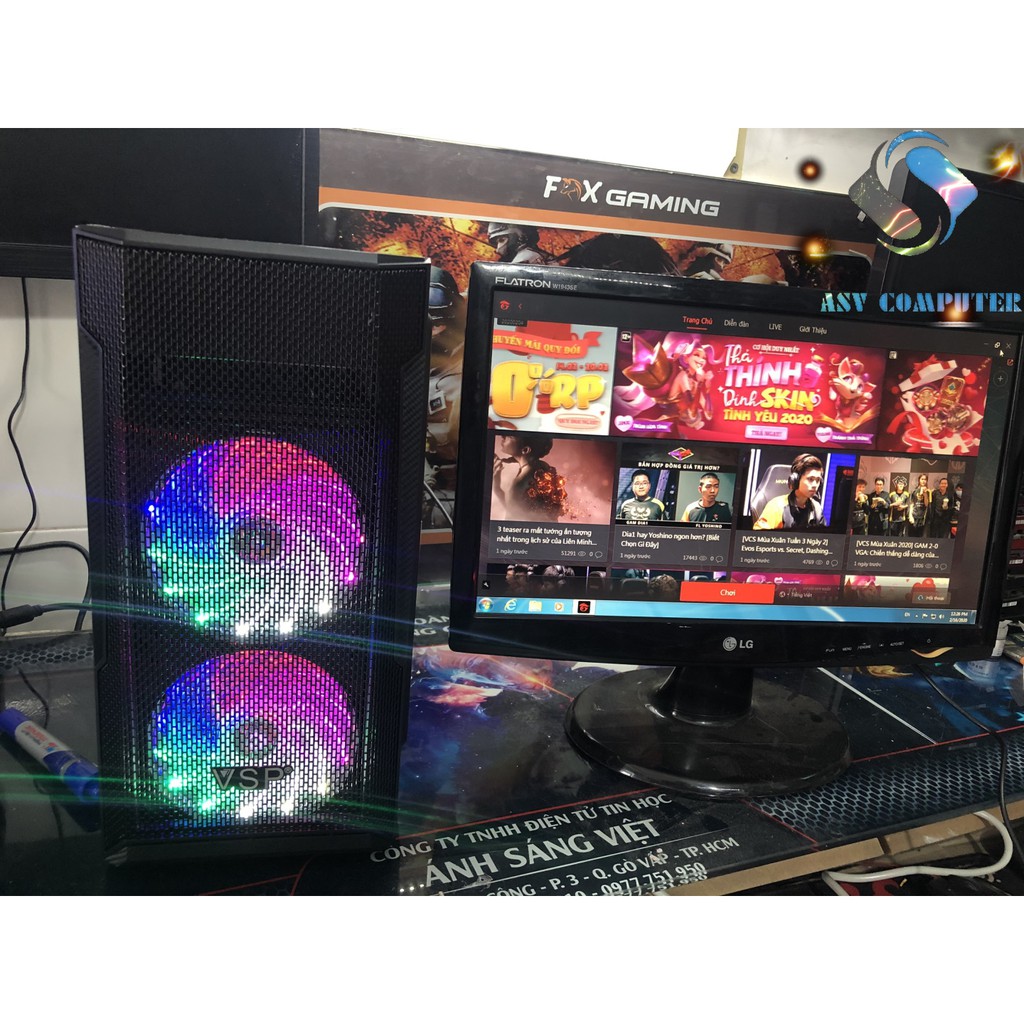 Bộ máy tính bàn game, văn phòng full bộ A4 5300/ Ram 8GB + LCD 19in