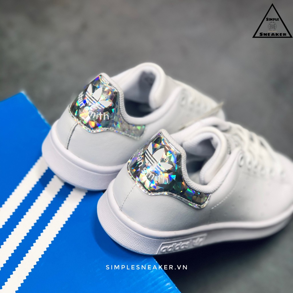 Giày Adidas Stan Smith Auth FREESHIP Stan Smith Diamond Chính Hãng - Giày Sneaker Thể Thao Nữ Adidas - Simple Sneaker