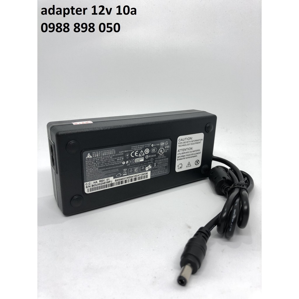 ADAPTOR 12V 10A DELTA CHÍNH HÃNG