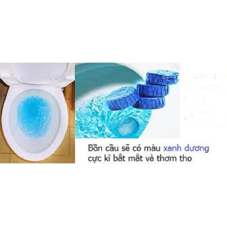 30 Viên Khử Mùi Và Tẩy Bồn Cầu BLUE CLEAN-n-FRESH 50g/viên