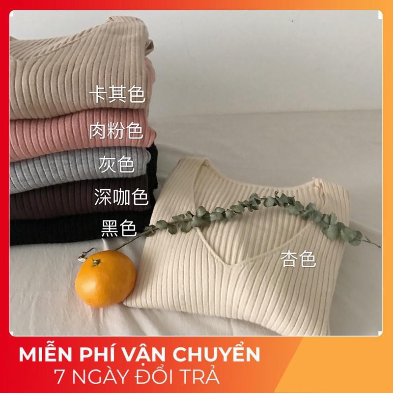 Áo Len Lông Cổ Tim Mềm Mại 💕 FREESHIP 💕 Áo len nữ đẹp | BigBuy360 - bigbuy360.vn