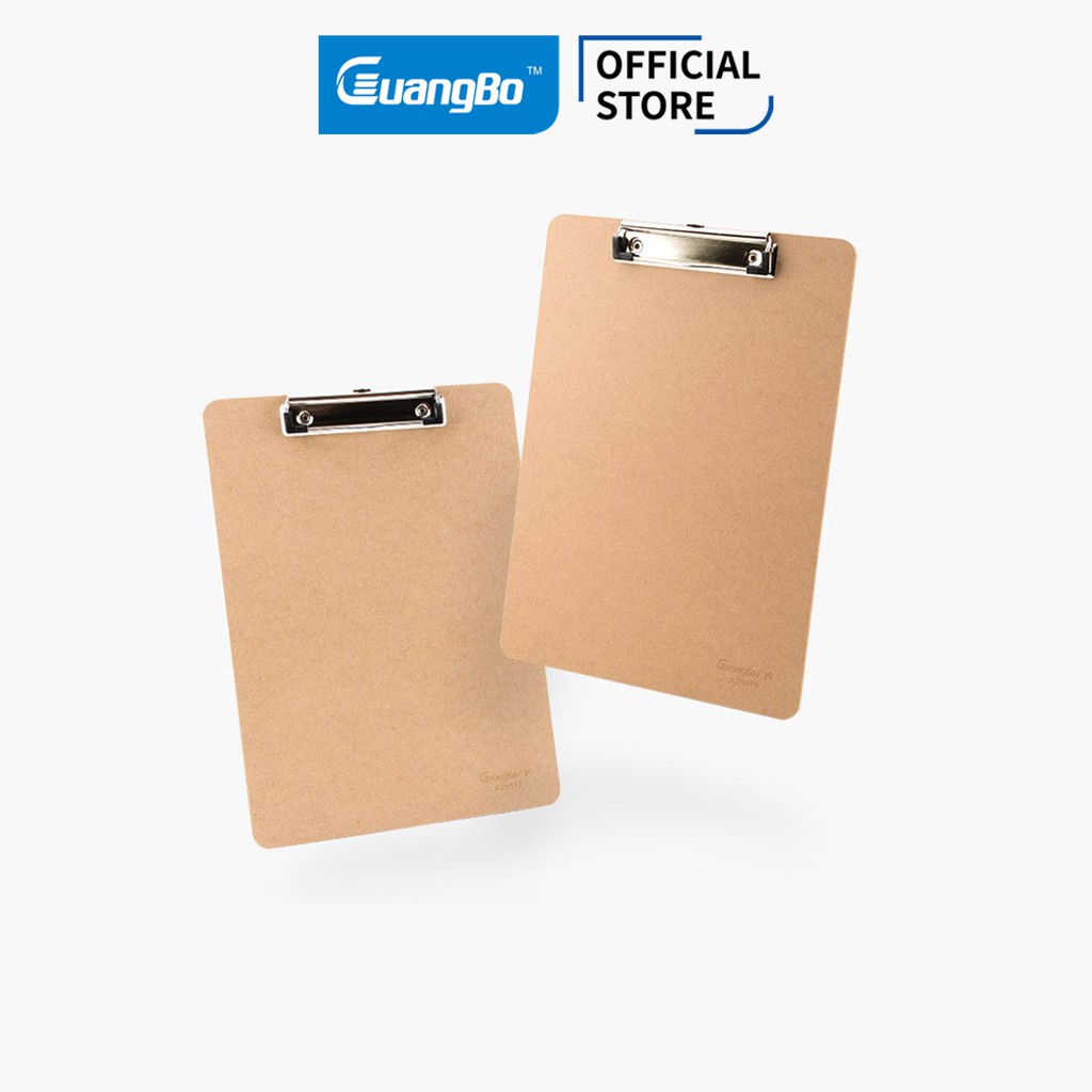 Trình ký gỗ kẹp tài liệu GuangBo A4 A26116 màu craft