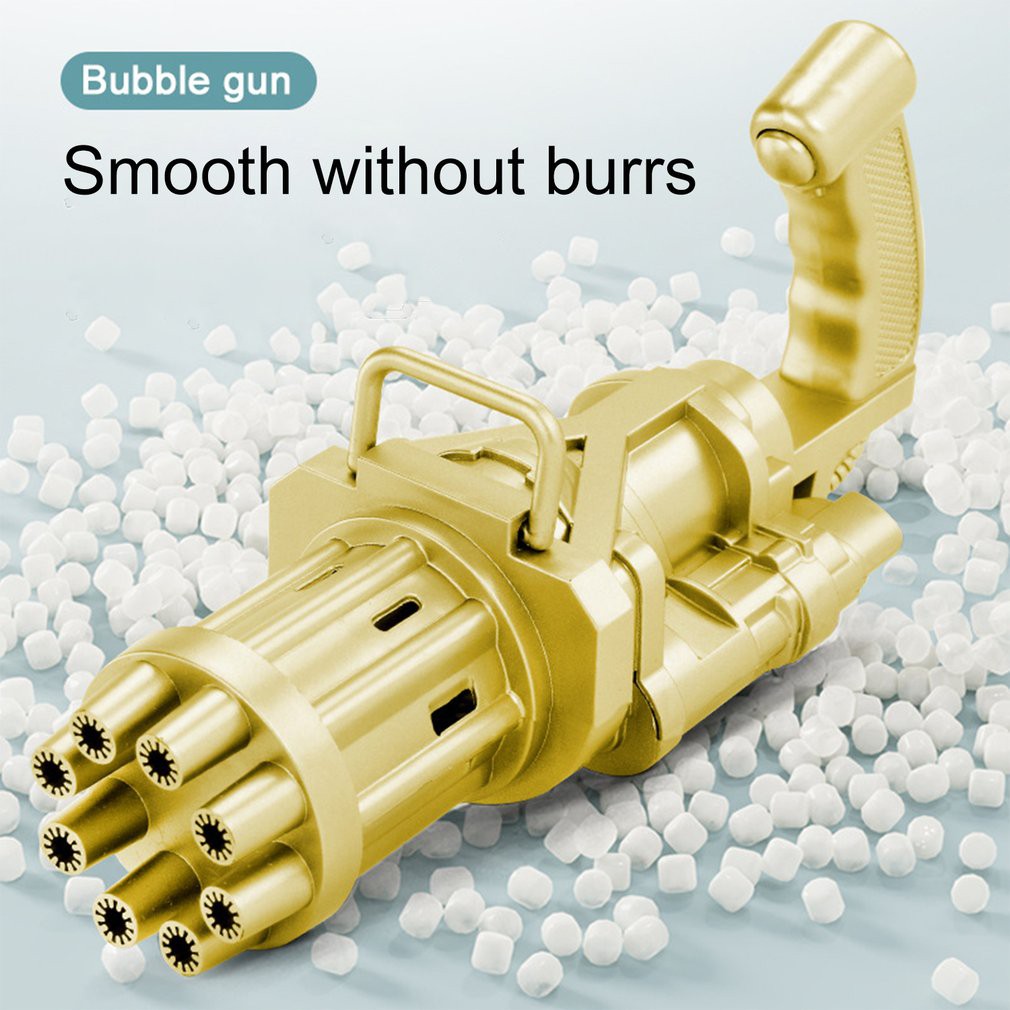 Máy làm bong bóng xà phòng đồ chơi Gatling / Súng bắn bong bóng đồ chơi Gatling