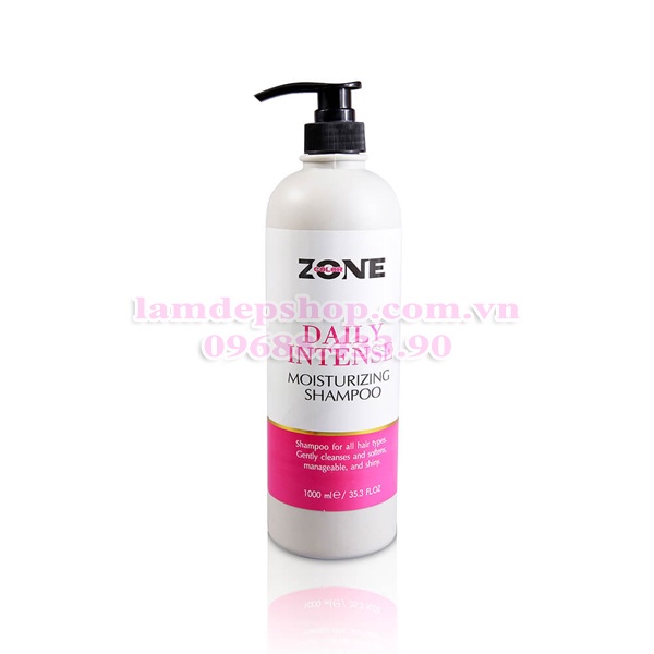 Combo Gội Xả - Zone - Daily Intense Moisturizing, Repair & Protect - Dưỡng ẩm, phục hồi và bảo vệ tóc