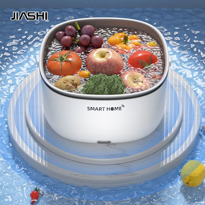 Máy rửa rau củ quả JIASHI bằng sóng siêu âm dùng tại nhà