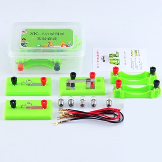 BULB CIRCUIT WITH SWITCH, SIMPLE ELECTRIC CIRCUIT FOR SCIENCE STEM DIY EDUCATIONAL EXPERIMENT