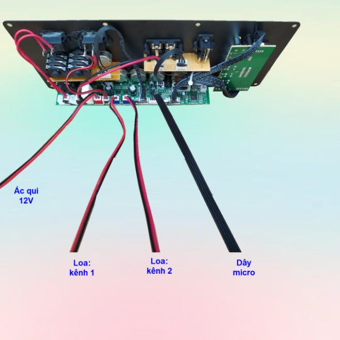 Mạch loa kéo 2 kênh riêng biệt 2 IC HY8110B 60W * 2
