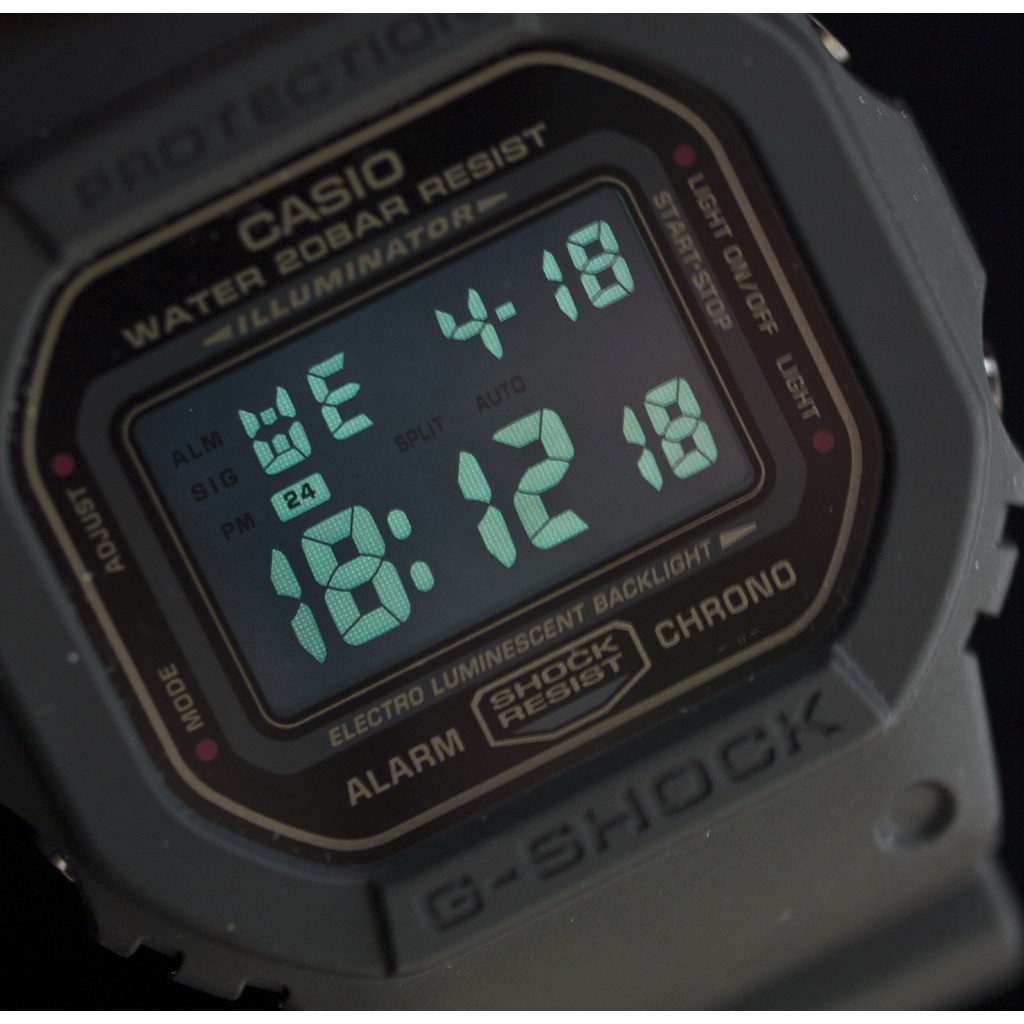 Đồng hồ nam nữ Casio GShock Dw 5600MS chính hãng dành cho nam và nữ thiết kế nhỏ gọn tinh tế đen nhám | BigBuy360 - bigbuy360.vn