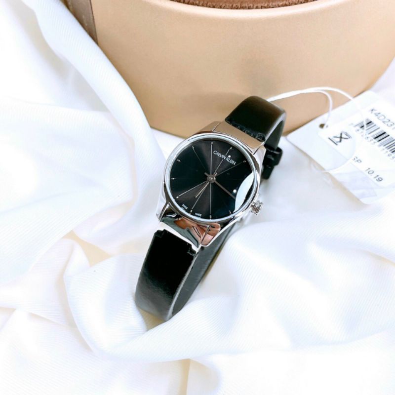Đồng hồ nữ dây da Calvin Klein K4D231CY