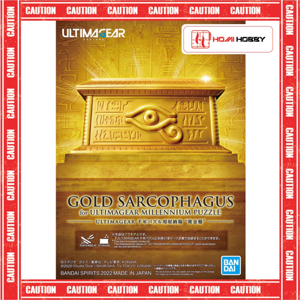 Mô hình lắp ráp hộp Ultimagear Millennium Puzzle Gold Sarcopharus