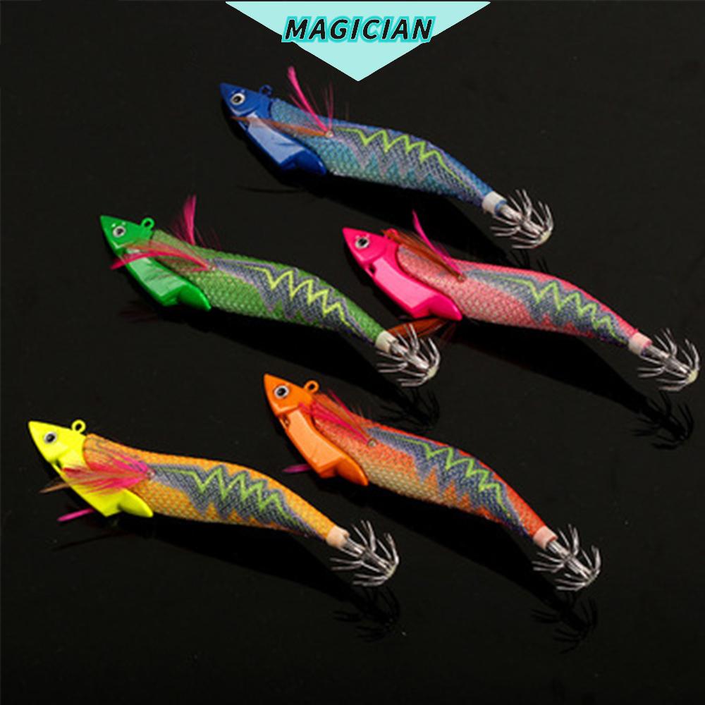 Mồi Câu Cá Nhân Tạo Hình Mực Mềm Có Lưỡi Câu