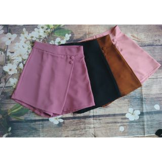 CÒN MÀU HỒNG nhạt _Quần giả váy vạt chéo