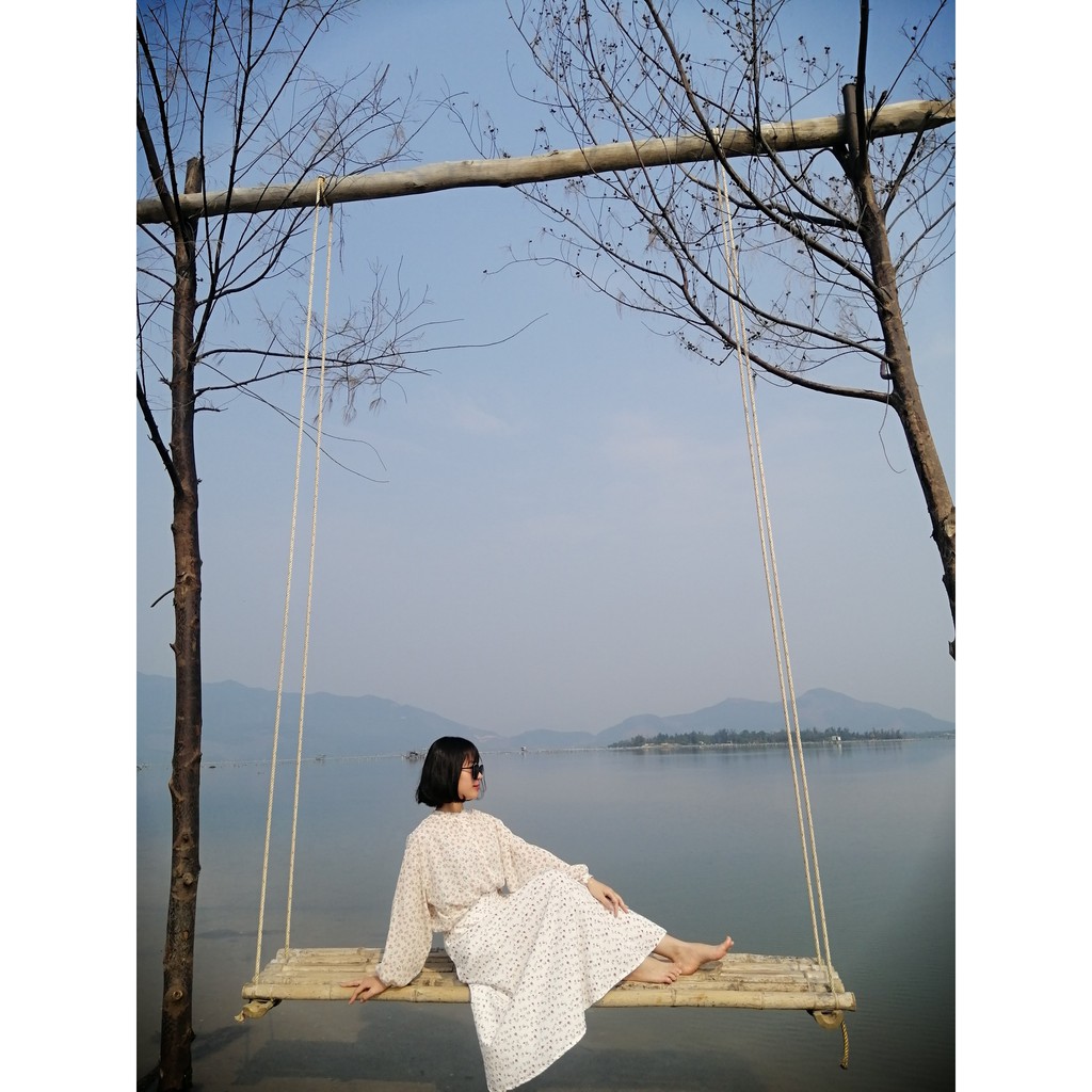 Chân váy hoa nhí vintage nhiều màu - Chân váy dài vintage | BigBuy360 - bigbuy360.vn