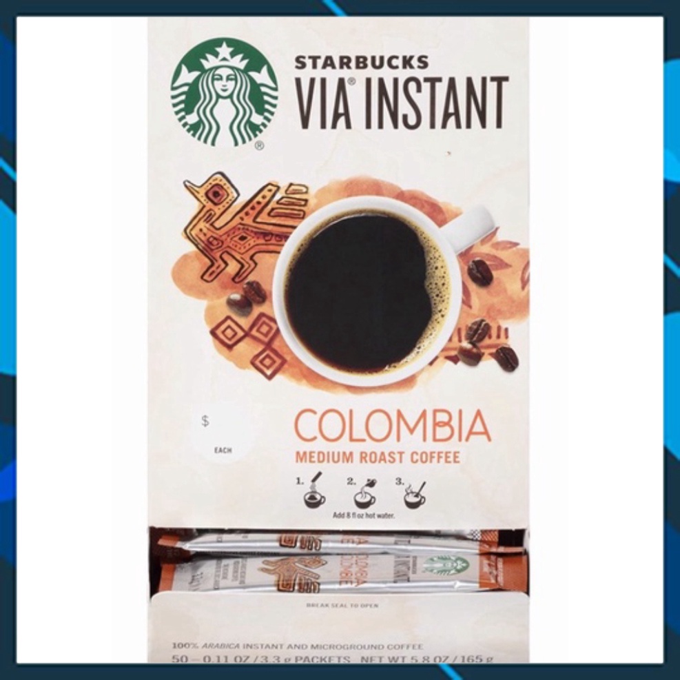 Sale. Starbucks Via Cà phê Hòa tan Gói đa dạng - Mỹ .