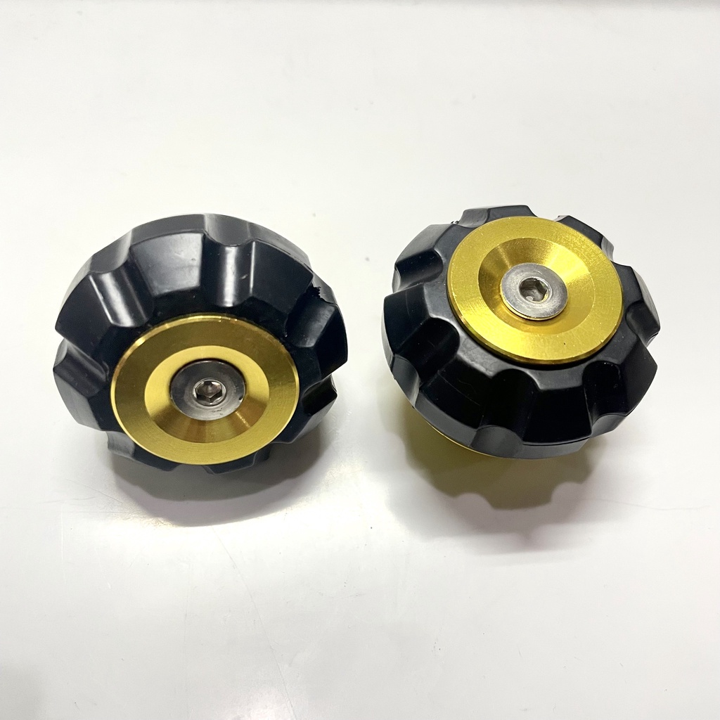 Gù chống đổ xe máy trước và sau CNC nhôm siêu bền