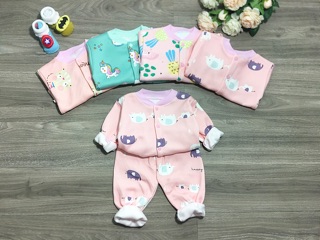 Bán sỉ 25 bộ nỉ lông cho bé