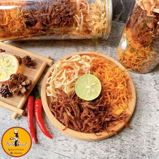 [Heli Food] Mix Khô Gà, Mực, Heo [300G]