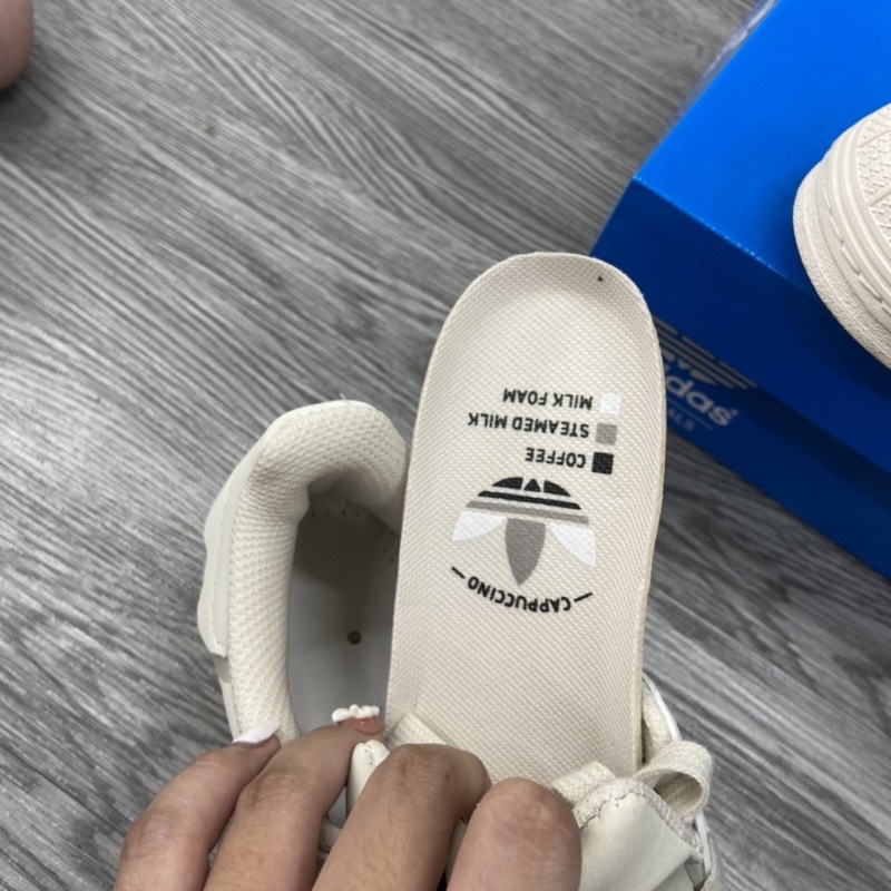 Giày Superstar Mũi Sò Kem HOT HIT - Ảnh thật video tự quay