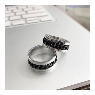 Nhẫn đen - chain ring