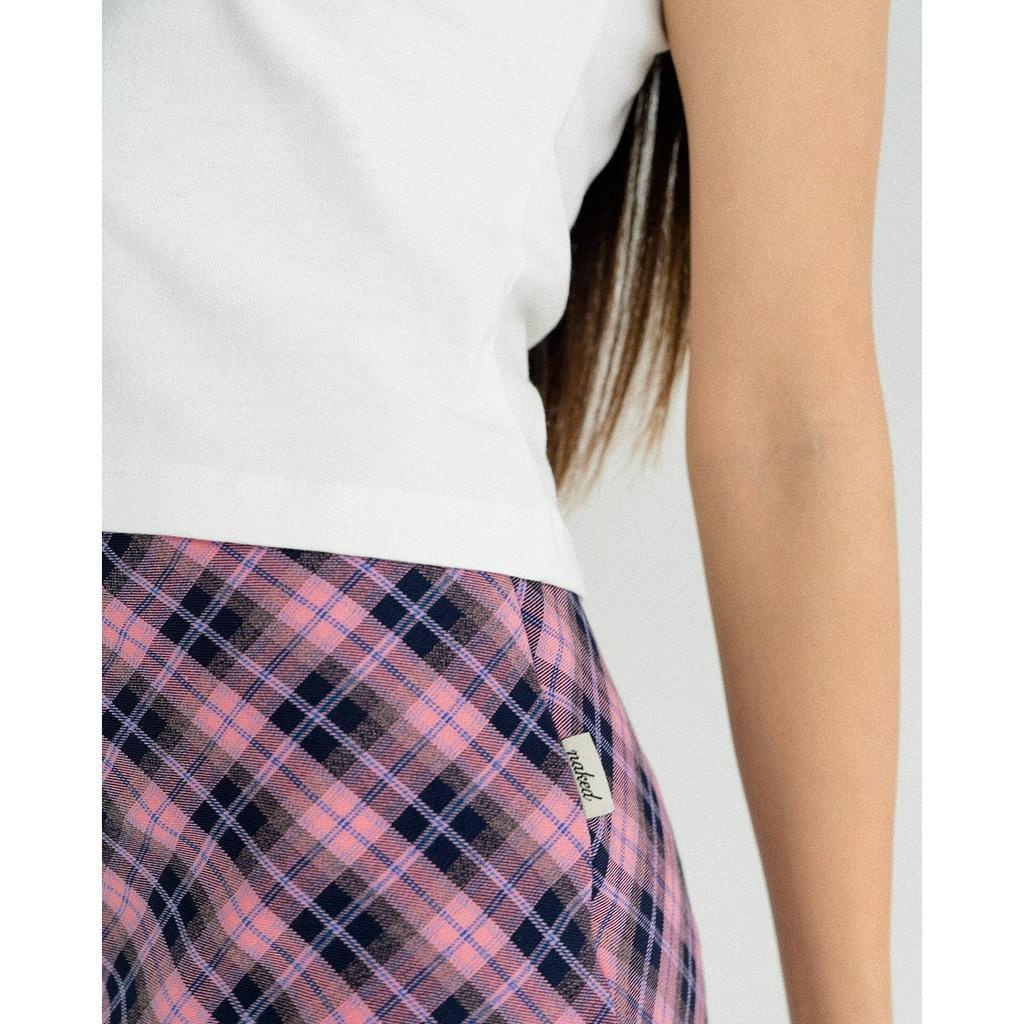Chân váy kẻ dáng ngắn Naked by V - Mini Plaid Skirt