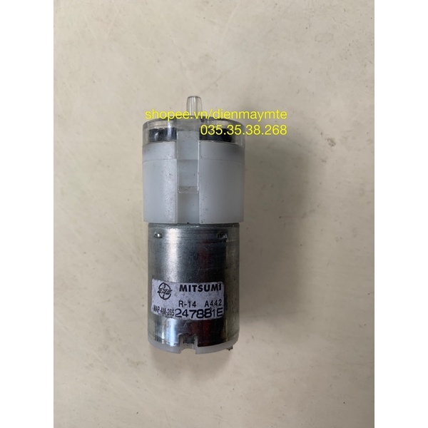 Động cơ bơm hơi mini Mitsumi R14 - A442 6V.DC - hàng cũ