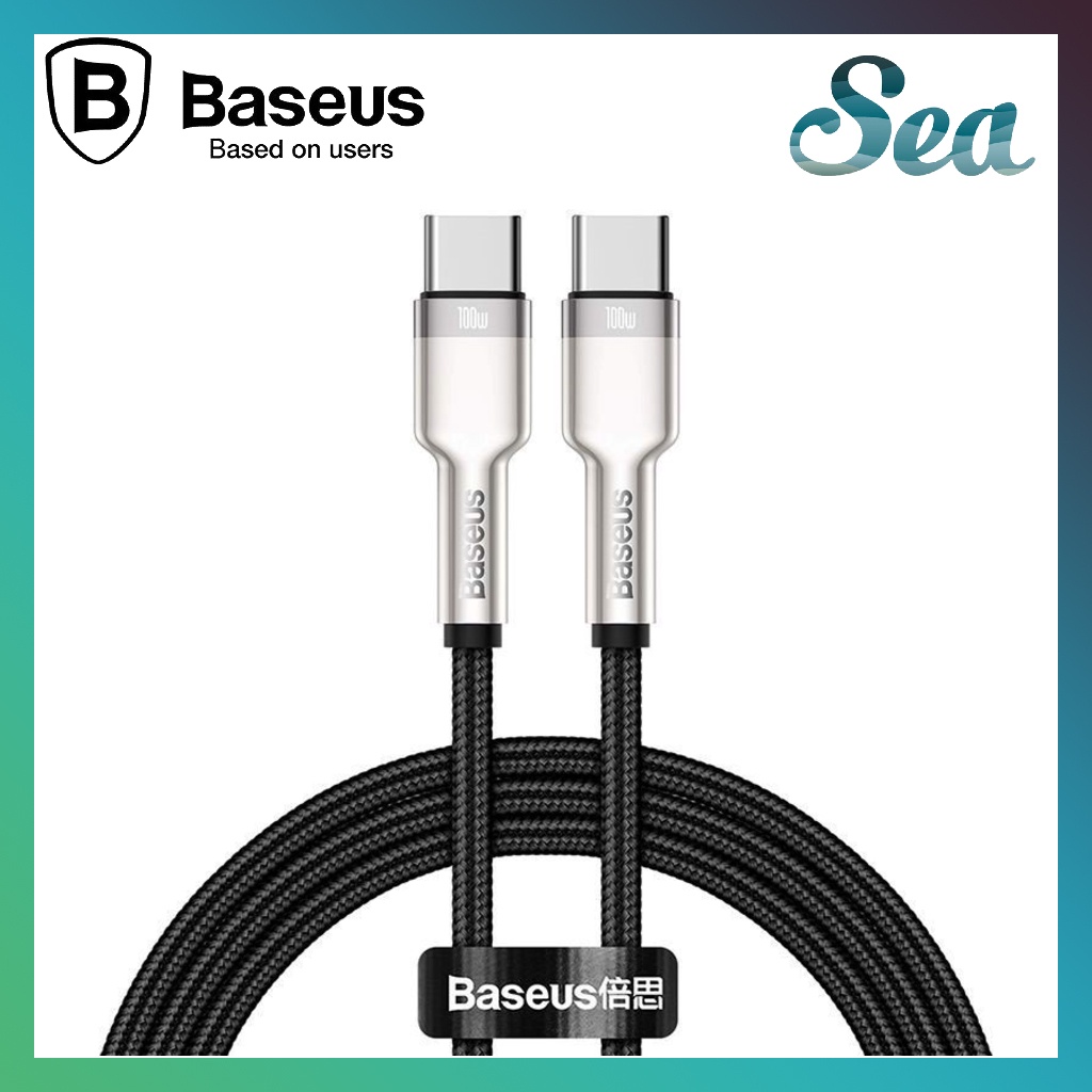 Cáp sạc PD 100W Baseus Cafule Series Metal Data Cable Type-C to Type-C (100W)