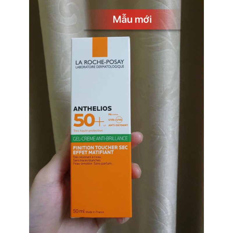 [HÀNG CTY - CÓ TEM PHỤ] Kem chống nắng Laroche-Posay Gel Cream Dry Touch SPF 50+ (50ml)