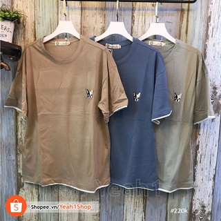 [Yeah1Shop]- Áo thun thêu đầu chó