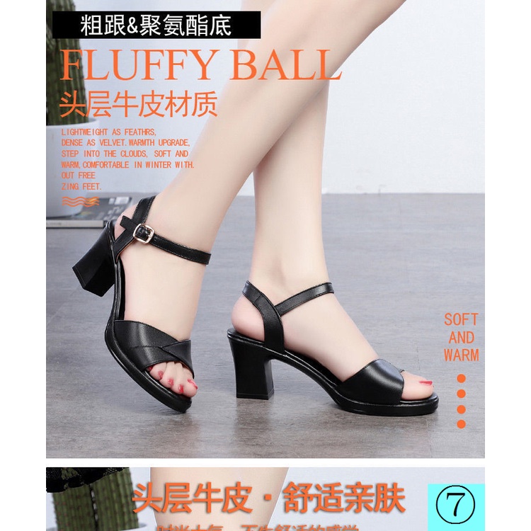 Giày Sandal Da Mềm Đế Dày Chống Trượt Thoải Mái Thời Trang Mùa Hè Cho Nữ 2022