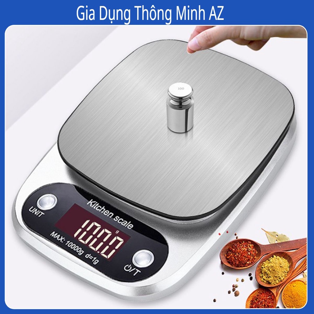 Cân tiểu ly điện tử nhà  bếp mini định lượng 1g - 10kg, Cân tiểu ly làm bánh độ chính xác