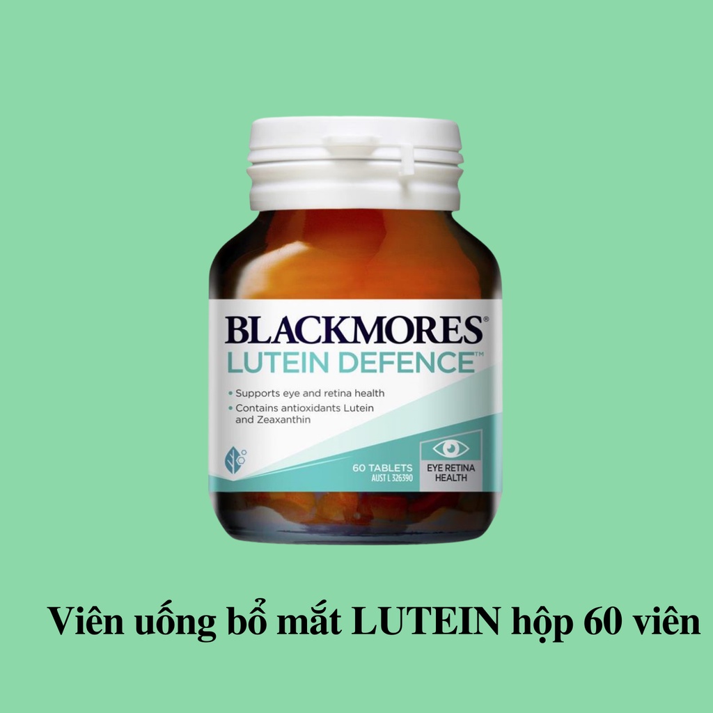 Thuốc uống bổ mắt Blackmores Lutein hộp 60 viên