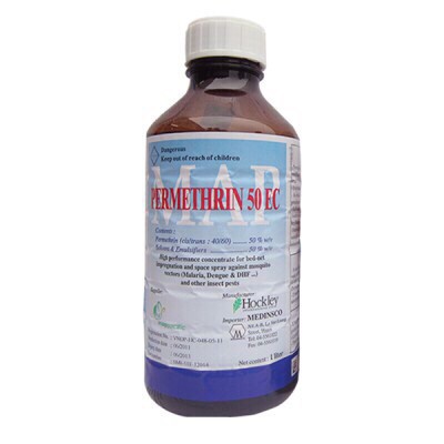 (Hàng thật 100%) Thuốc diệt muỗi PERMETHRIN 50EC nhập khẩu ANH QUỐC 1000ml