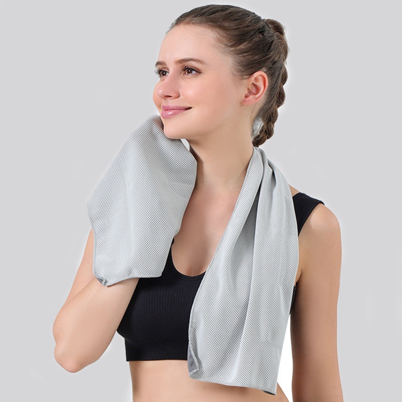 Bộ 4 Khăn Lau Bằng Sợi Microfiber Siêu Thấm Hút Thoáng Khí Giúp Làm Mát Khi Tập Thể Thao