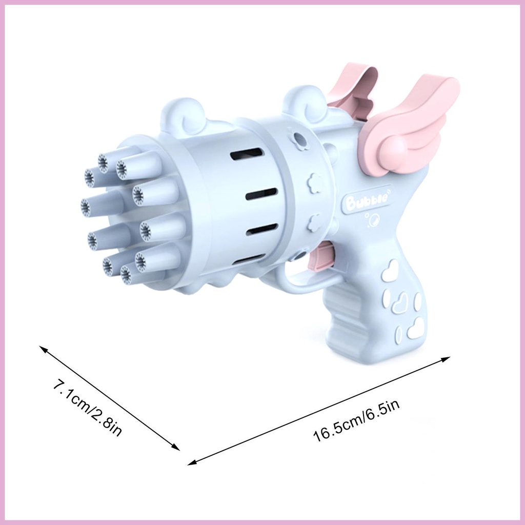 Đồ Chơi Máy Thổi Bong Bóng 10 Lỗ Vui Nhộn Cho Trẻ Em
