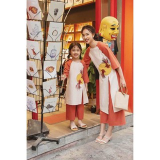 Áo dài mẹ và bé