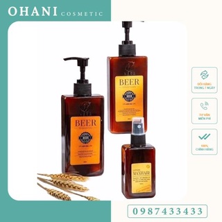 Combo dầu gội men bia + dầu xả + dưỡng tóc Hera Chính Hãng