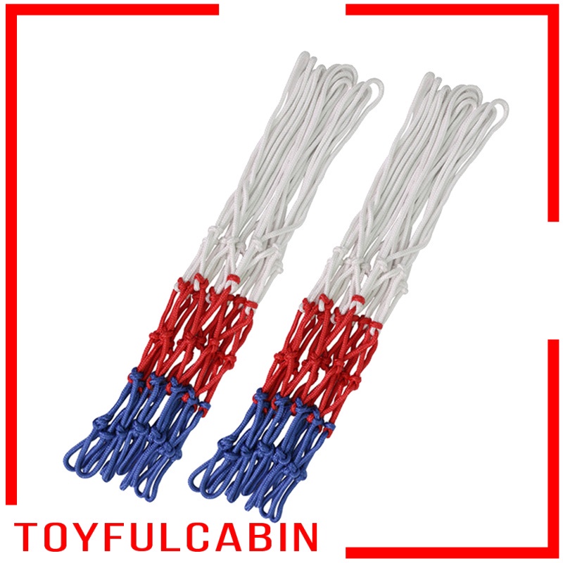 Bộ 2 Quả Bóng Rổ Bằng Sợi Polyester Bện Dày Dặn Chống Mưa Tiện Dụng