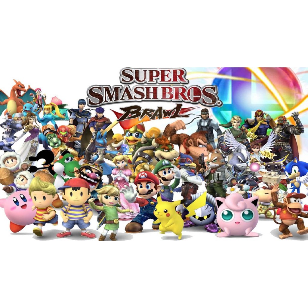 Máy Chơi Game Super Smash Bros Nintendo Wii