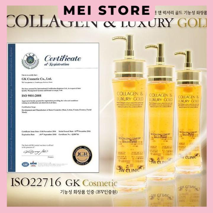 Tinh Chất Vàng Collagen And Luxury Gold 3w Clinic 150ml