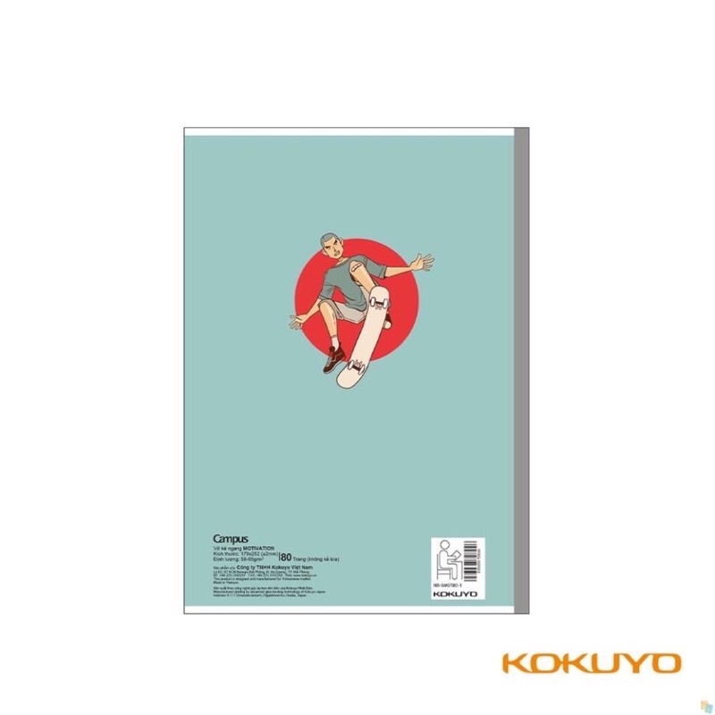 Vở kẻ ngang 80 trang MOTIVATION Campus