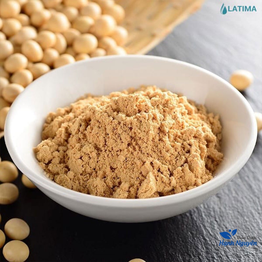 Bột đậu nành rang thơm nghiền mịn nguyên chất 100g  - Thảo Dược Hạnh Nguyên