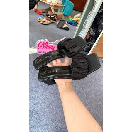 Dép nữ ,guốc nhún đế vuông 5cm