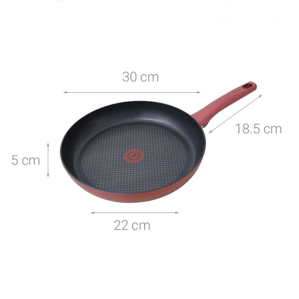 Chảo chiên nhôm 30cm chống dính đế từ Tefal Character C6820772 - Hàng chính hãng